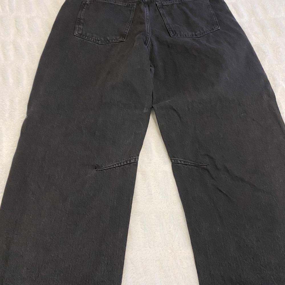 MNG Black baggy jeans